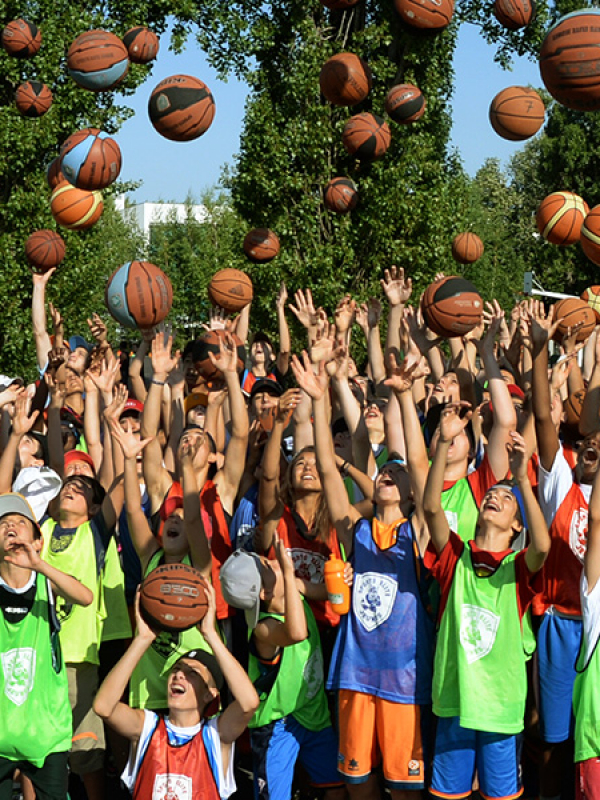 Camp basketball en France