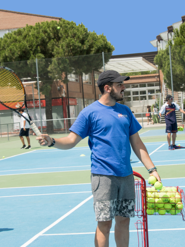 Campamento de verano de tenis español en España