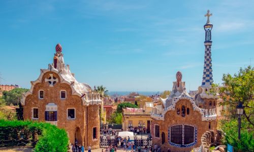 Español y campamento de verano en Barcelona - Parque Güell