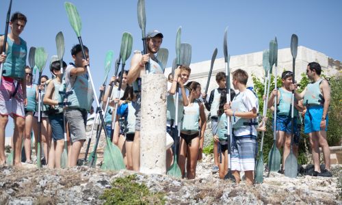 Acampamento de verão de esportes aquáticos espanhol na Espanha - esportes aquáticos