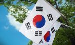 Año escolar en Corea - bandera coreana